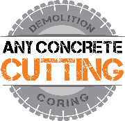 Backus Concrete / Any Concrete Cutting Logo